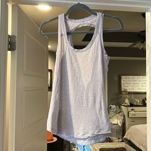 Lululemon open back workout top